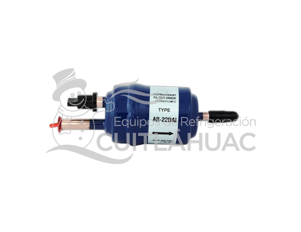 AR-22DAI FILTRO DESH 2 ENT 1/4 S C/ CAPILAR 1/2