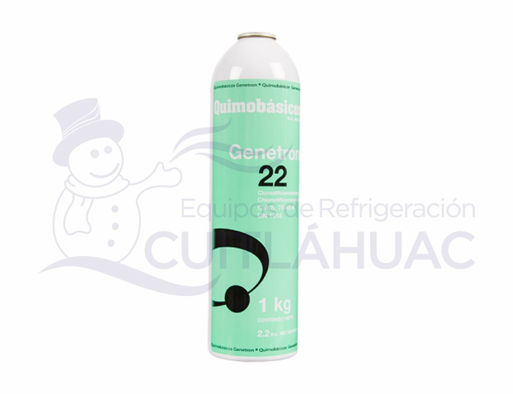 5005A GAS REFRIGERANTE R22 EN BOTE POR KILO