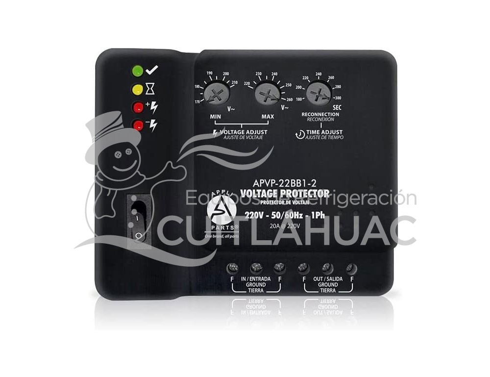 APVP-22BB1-2 PROTECTOR VOLTAJE A.A Y REFRIG 3HP 1PH
