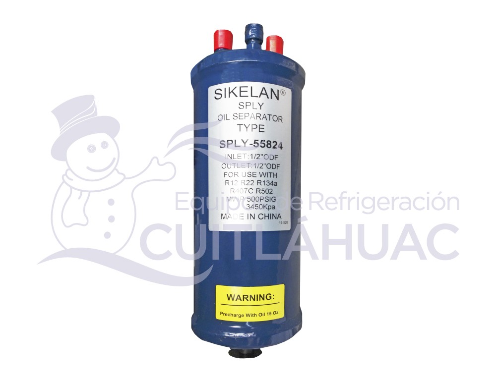 8227 SEPARADOR ACEITE CDO 1/2 1/2 4X10.75IN