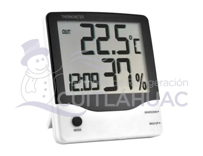 8762 TERMOMETRO C/HIGROME DIG INT/EXT -40A15C