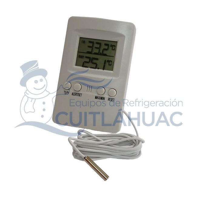 8747 TERMOMETRO DIGITAL INT-EXT 2 PANTALLAS