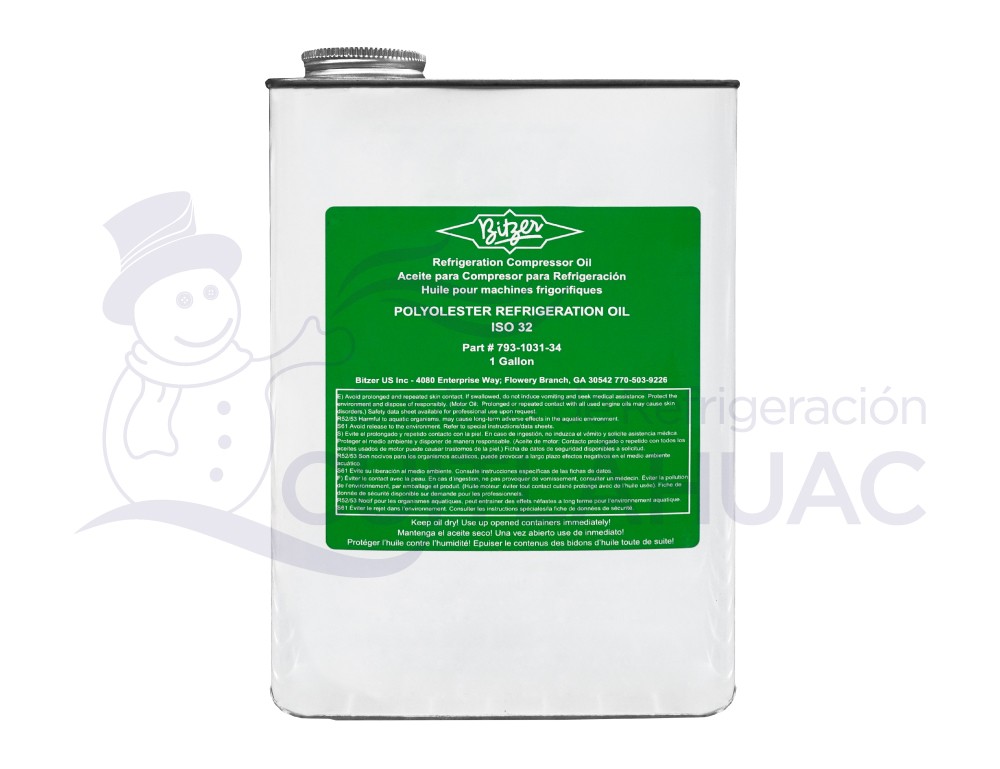 793-1031-34 ACEITE BITZER TIPO BSE 32 DE 1 GAL?N