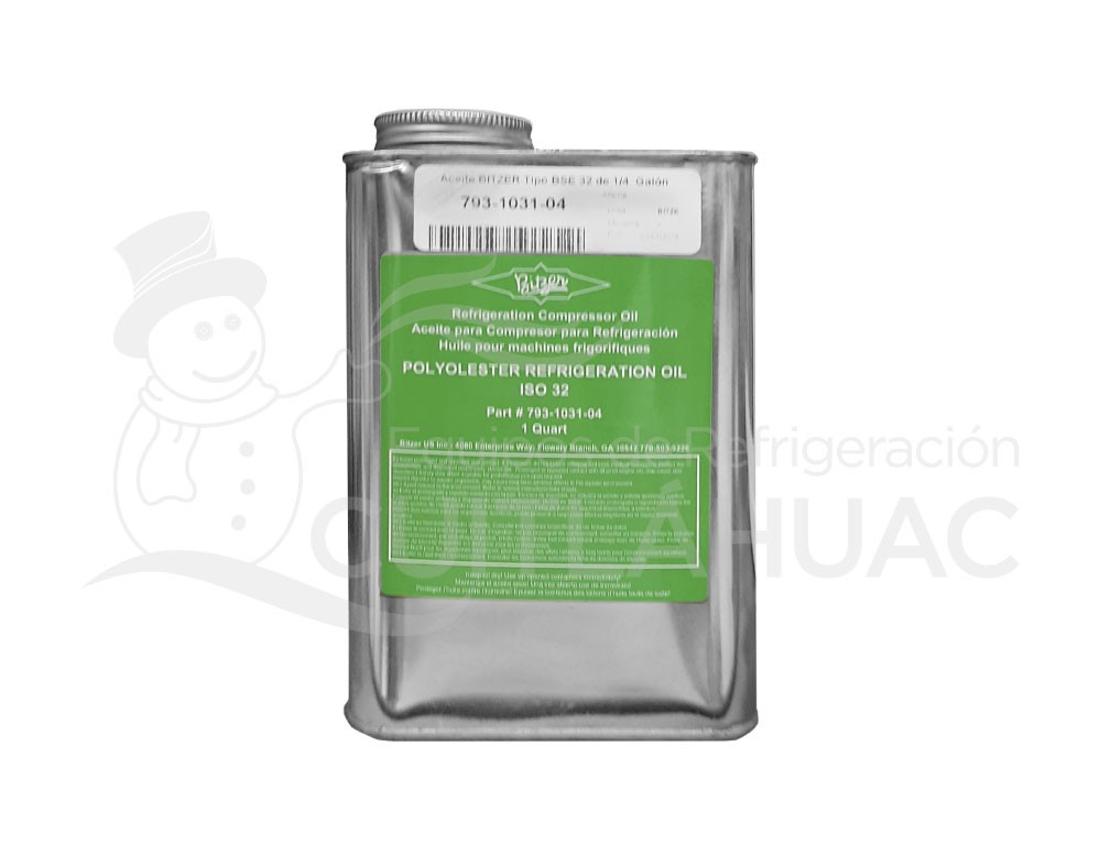 793-1031-04 ACEITE BITZER BSE 32 | 1/4 GAL