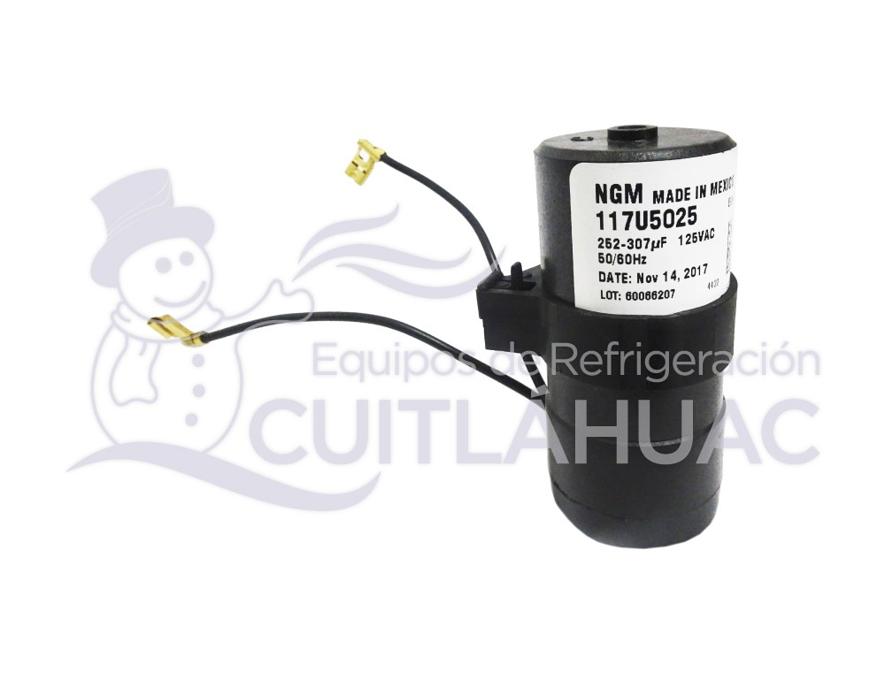 117U5025 CAPACITOR DE 1/4 R134A 253-308MFD