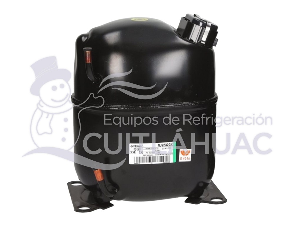 NJ9232GK COMP EMBRACO 1 1/4 HP R404A 230V MBP