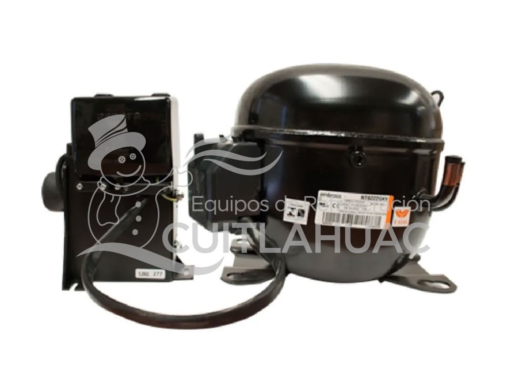 NT6222GKV COMP EMBRACO 1 HP R404A 208V MBP