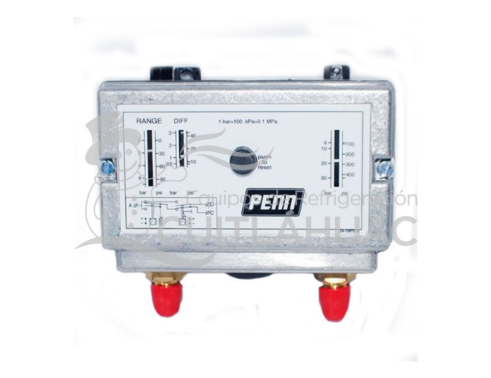 P78LCA-13000C PRESOSTATO DUAL SPDT CONEX MACHO 1/4 IN