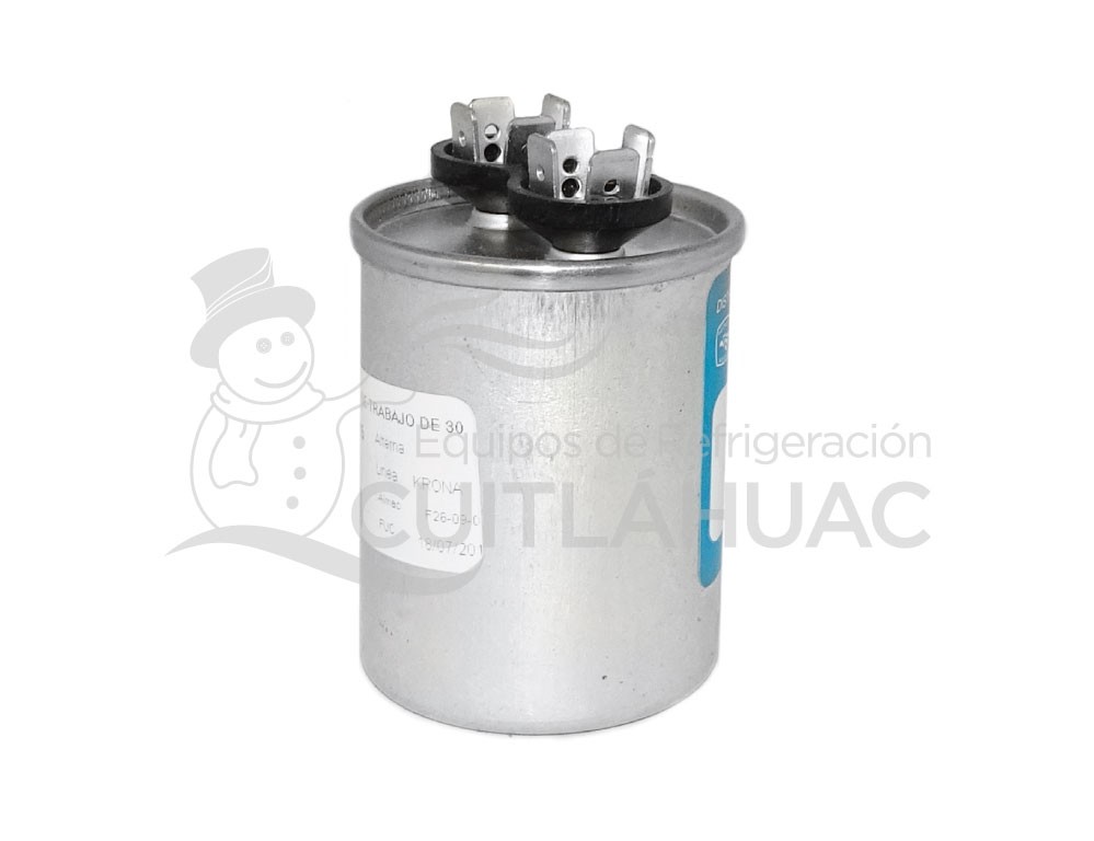 1715 CAPACITOR DE TRABAJO DE 30 MFD 370 VAC