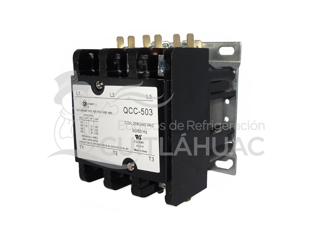 2217 CONTACTOR 50AMP 3POLOS 208/240V HVACSTAR